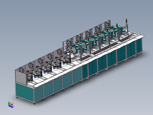 平板壳贴标流水线