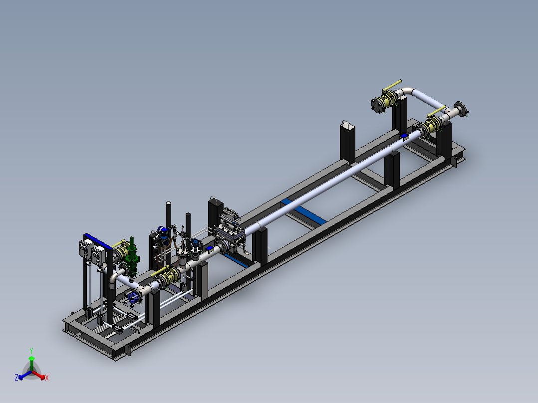 测量气体站气体测定装置