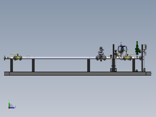 测量气体站气体测定装置左视缩略图