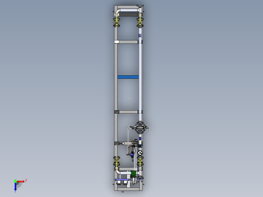 测量气体站气体测定装置俯视缩略图