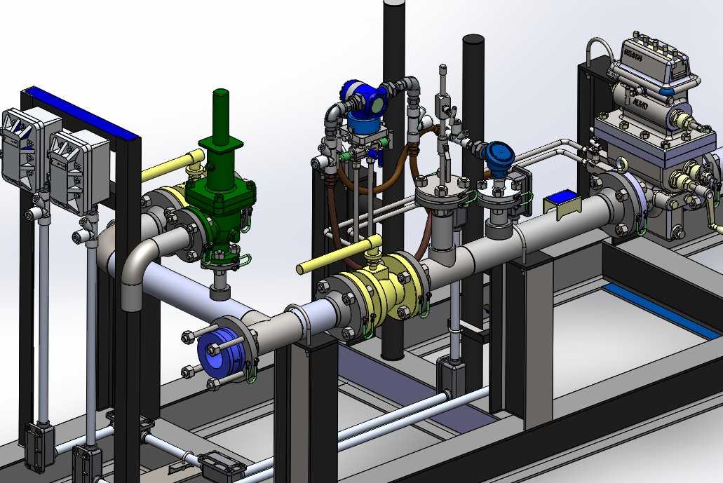 测量气体站气体测定装置