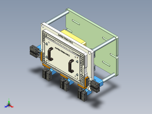 AAPB0-TRIM-笔记本CNC工装夹具三维模型CNC2-0302