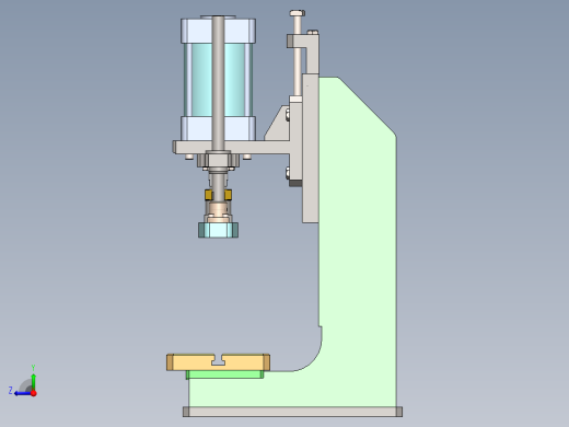 500KG压力机sw20可编辑右视缩略图