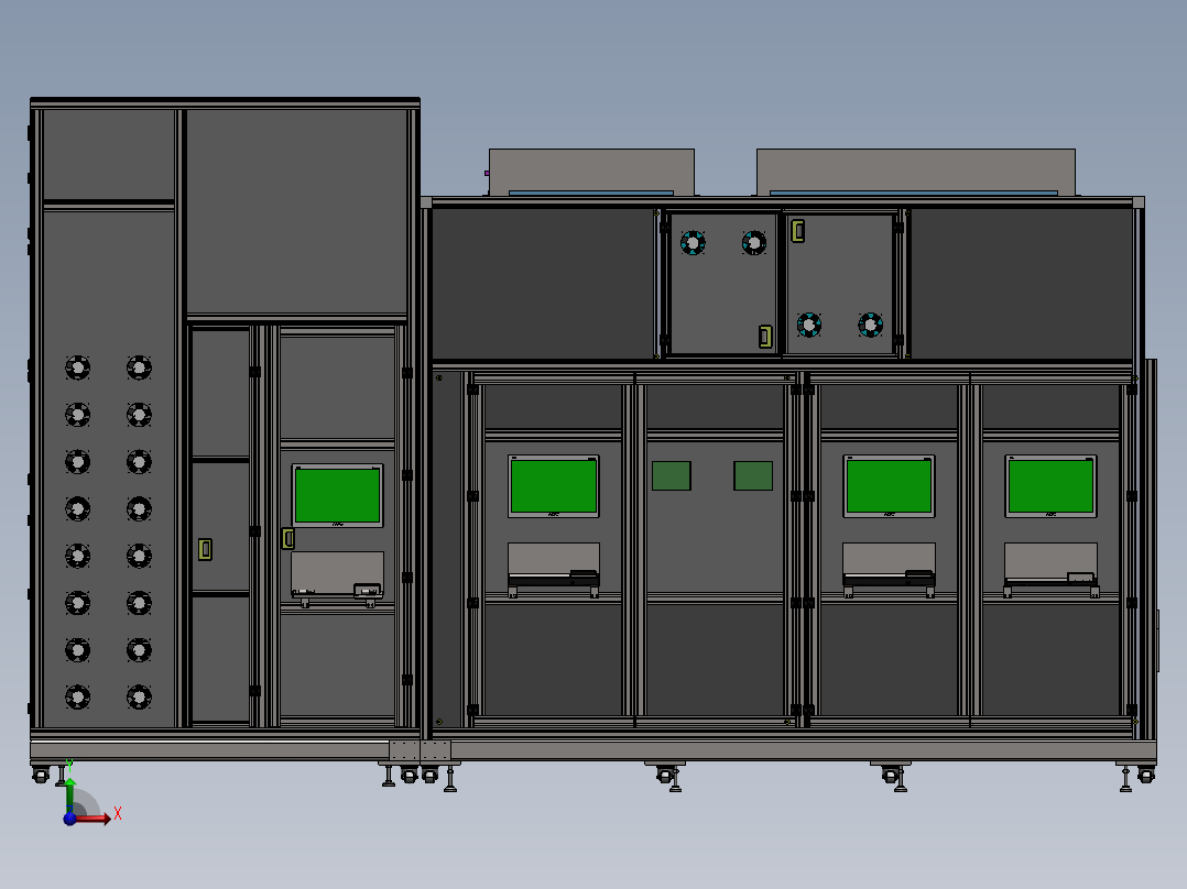 自动屏体压接设备21可编辑前视图