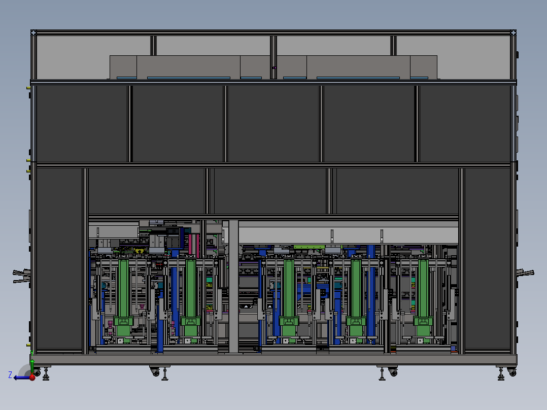 自动屏体压接设备21可编辑右视图