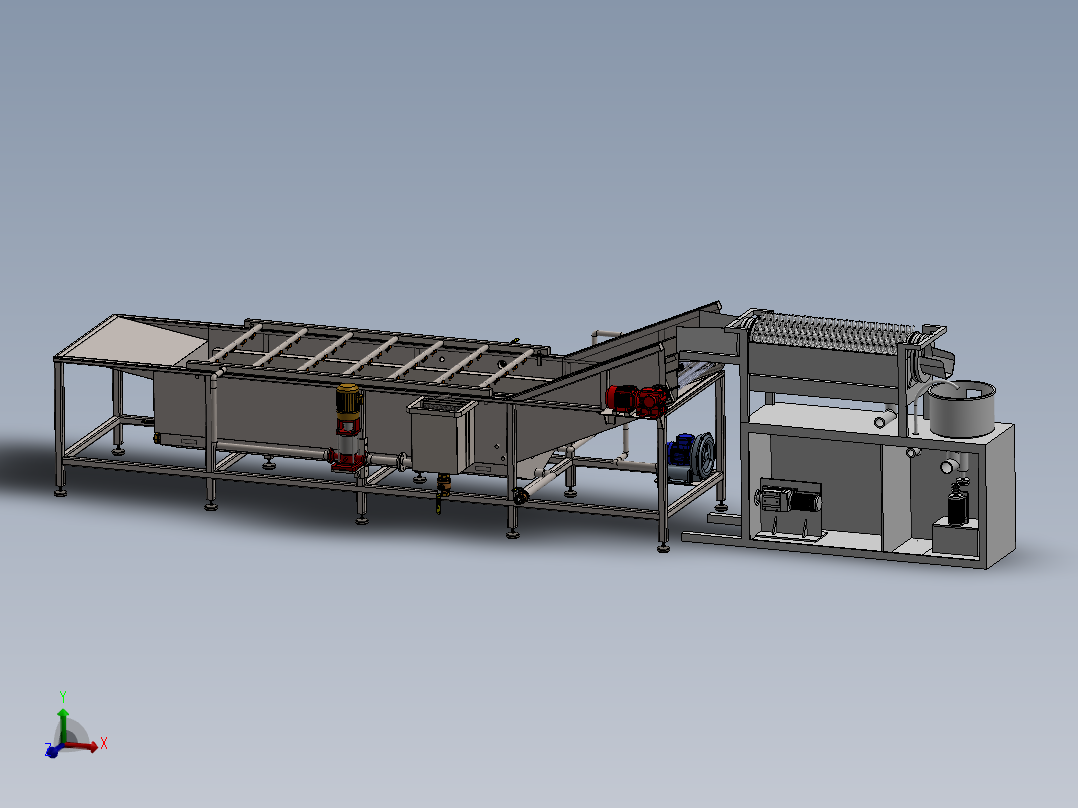 贝类清洗清刷流水线