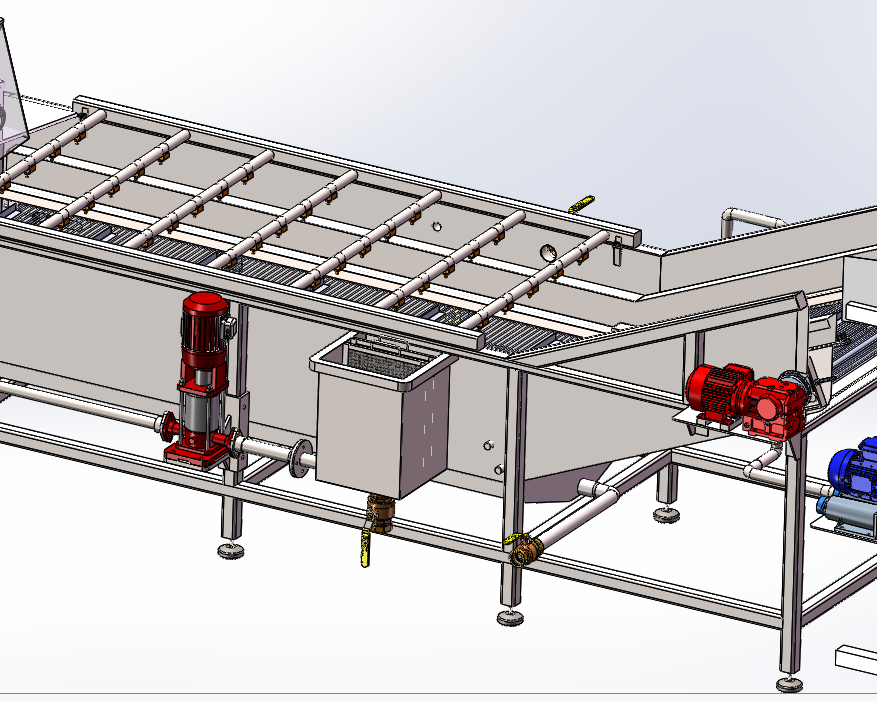 贝类清洗清刷流水线