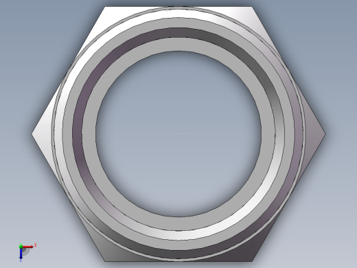 英制锥管螺纹直接头、1CT-45-20SP俯视缩略图