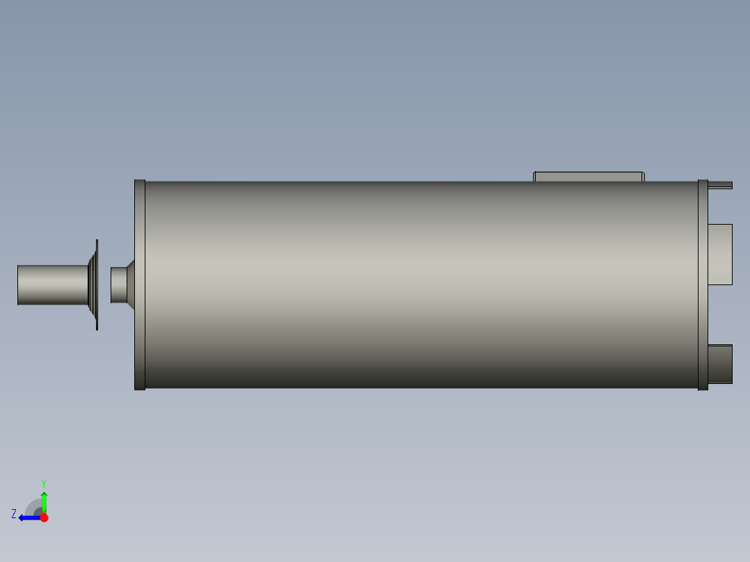 A2003914-100加仑热水加热器右视图