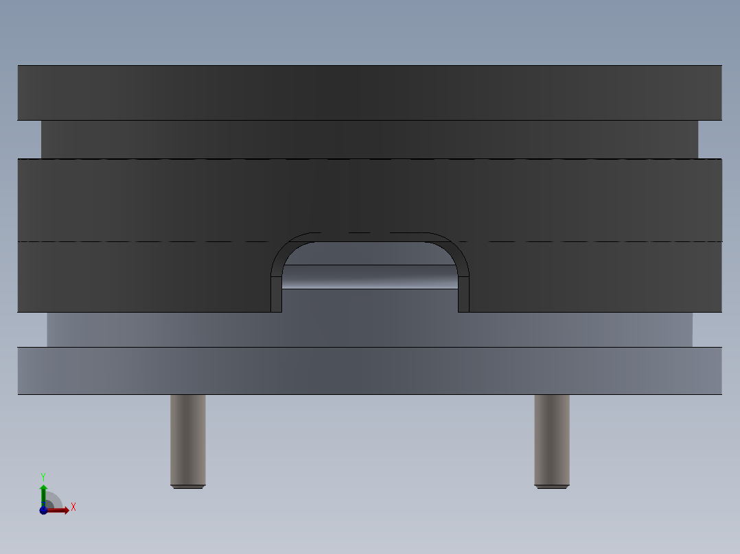 摆线减速器、摆线针轮减速器、减速器(22)前视图