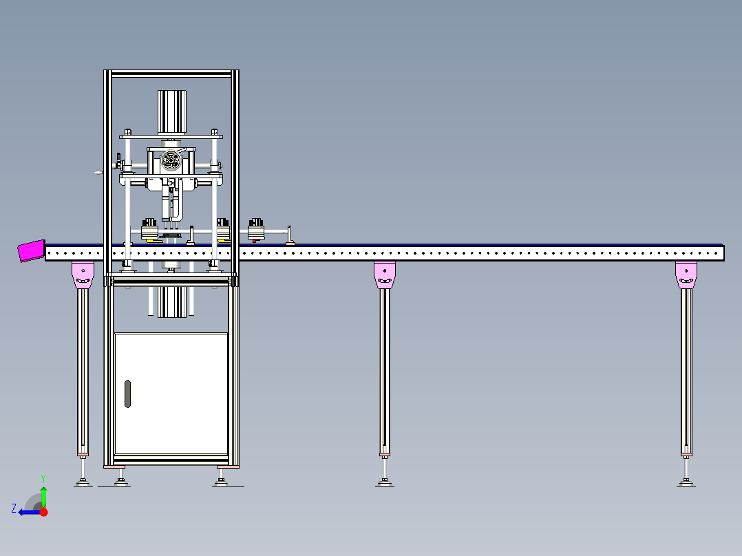 汽车制动器检测线右视图