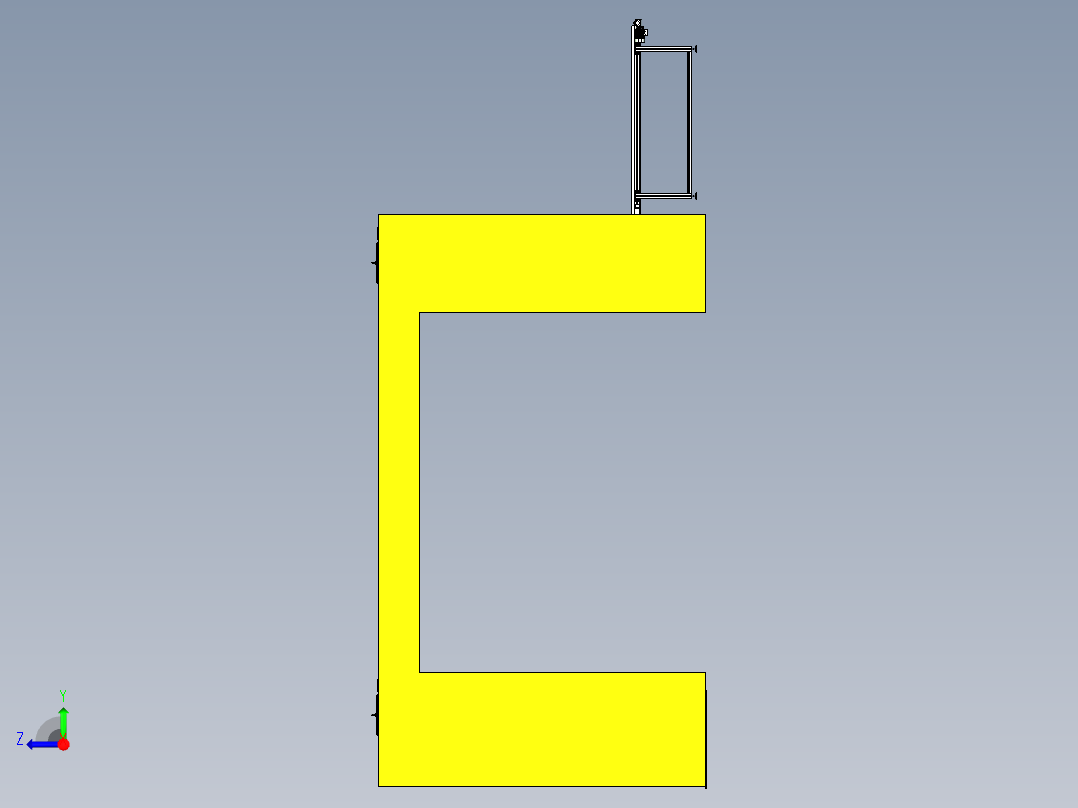 零件传输系统右视图