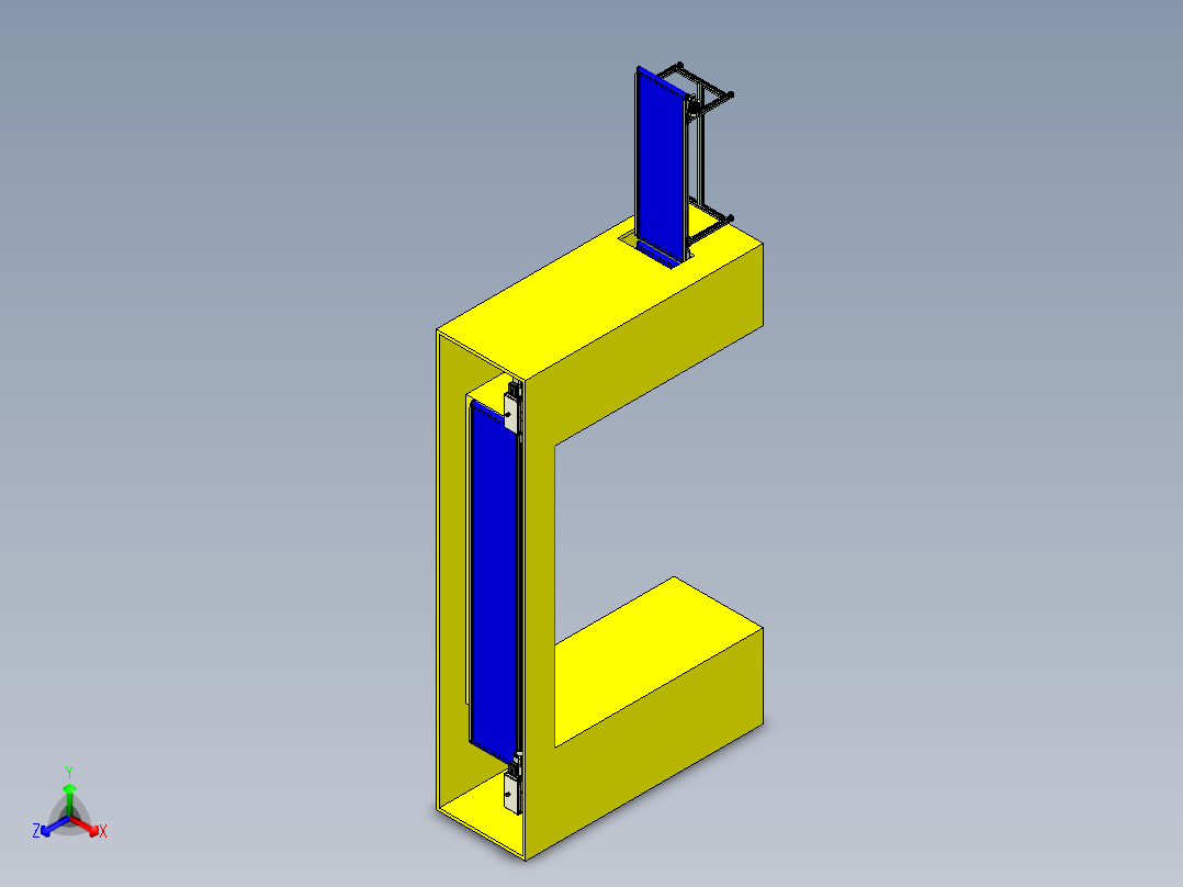零件传输系统正等轴测图