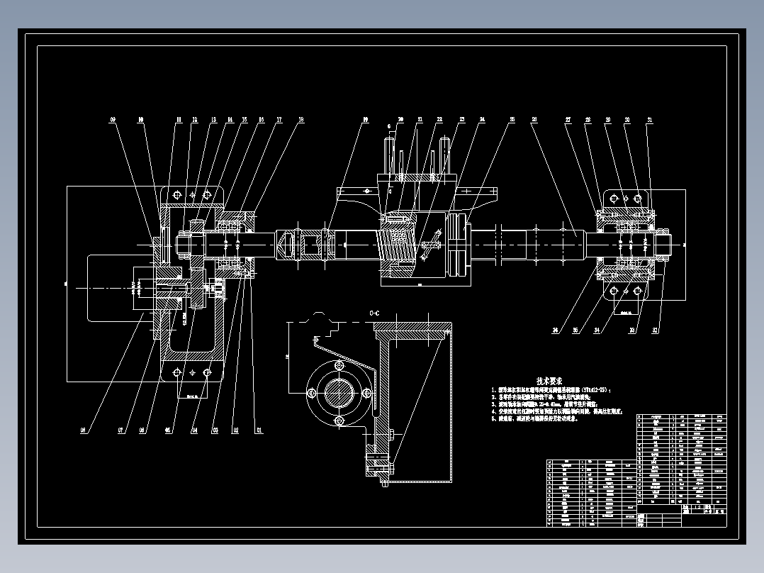 400数控车床传动系统图
