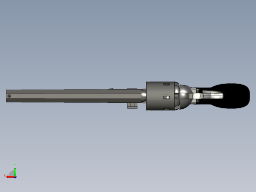手枪左轮冲锋枪老式狙击步枪设计3D图纸colt-navy-1851 stp igs后视缩略图