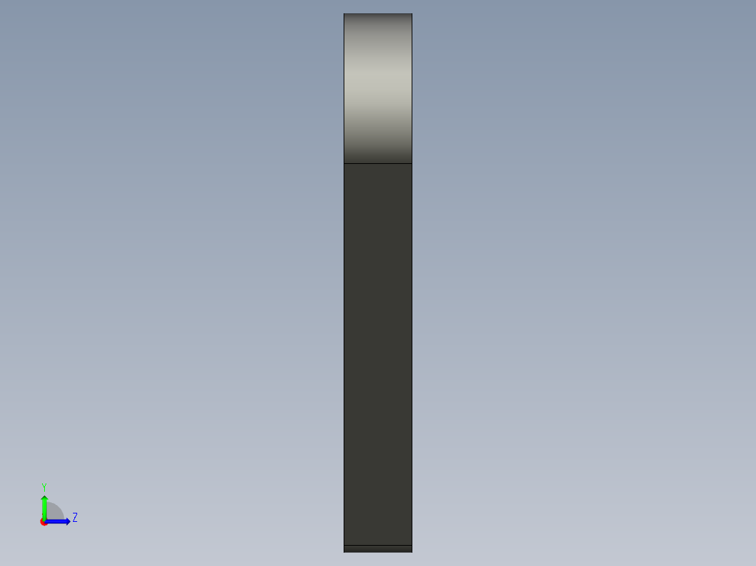 3M同步带周长490mm左视图