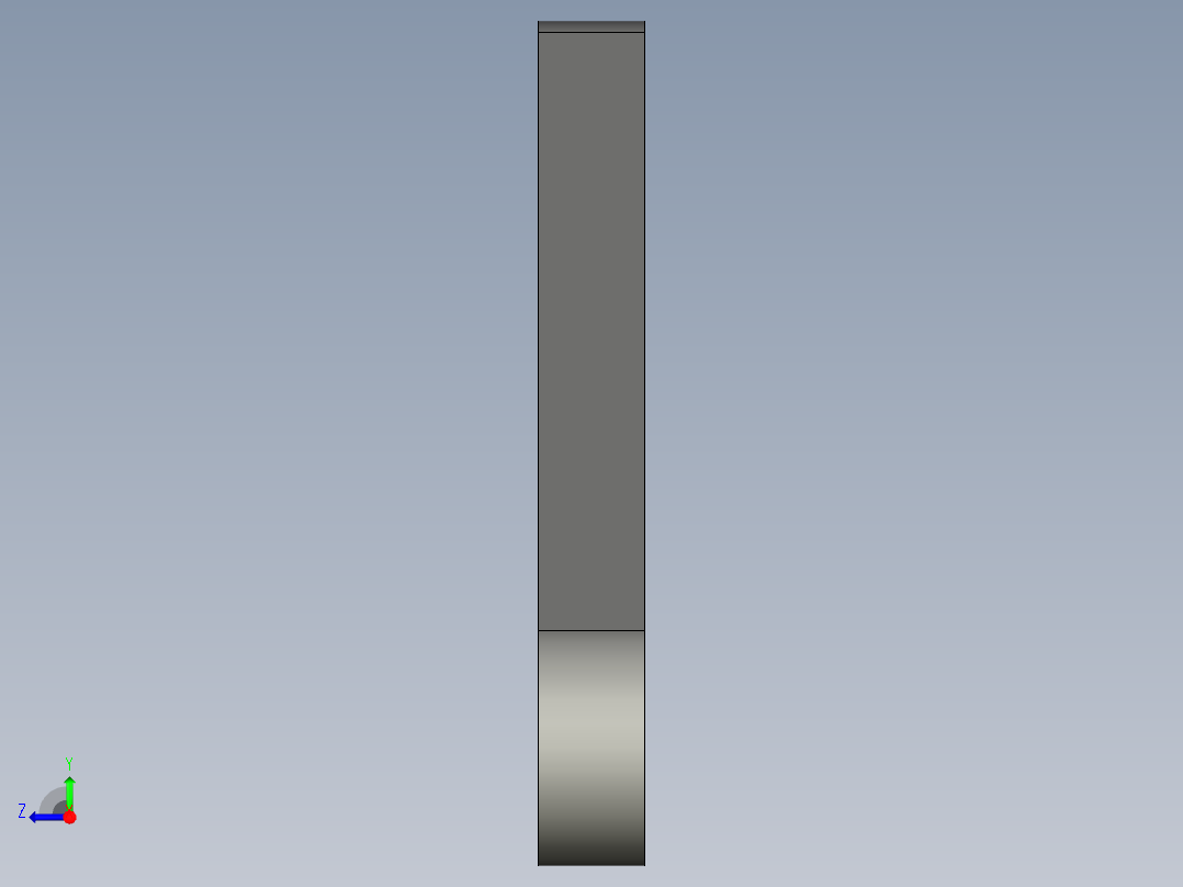 3M同步带周长490mm右视图