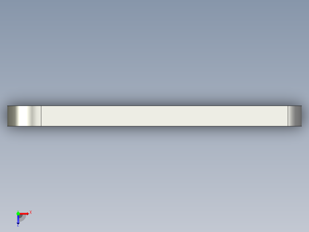 3M同步带周长490mm俯视图