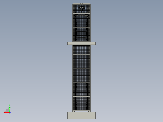 电梯式吊装机安全升降装置后视缩略图