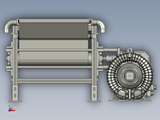真空吸附瓦楞单面机生产线前视缩略图