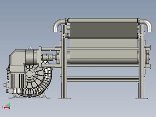真空吸附瓦楞单面机生产线后视缩略图