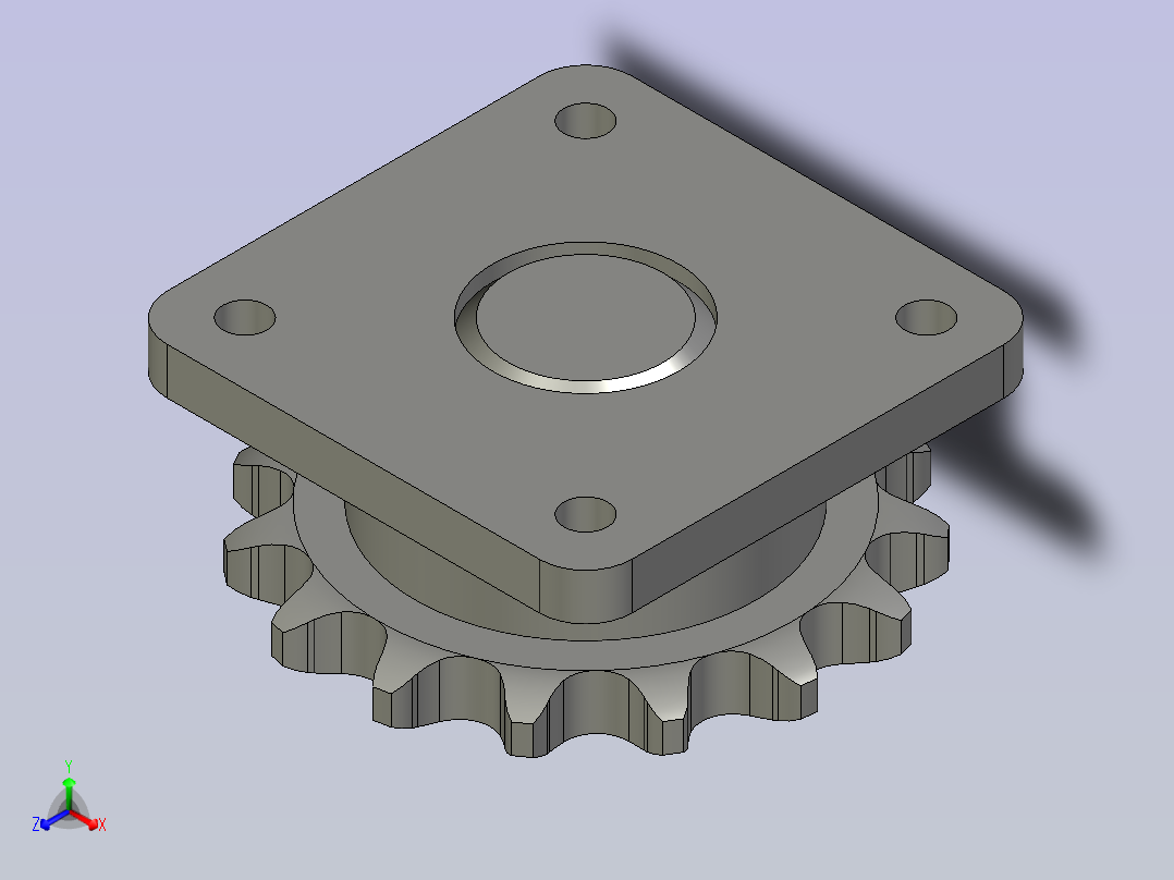 DR-随动轮20A-Z15套组主视图