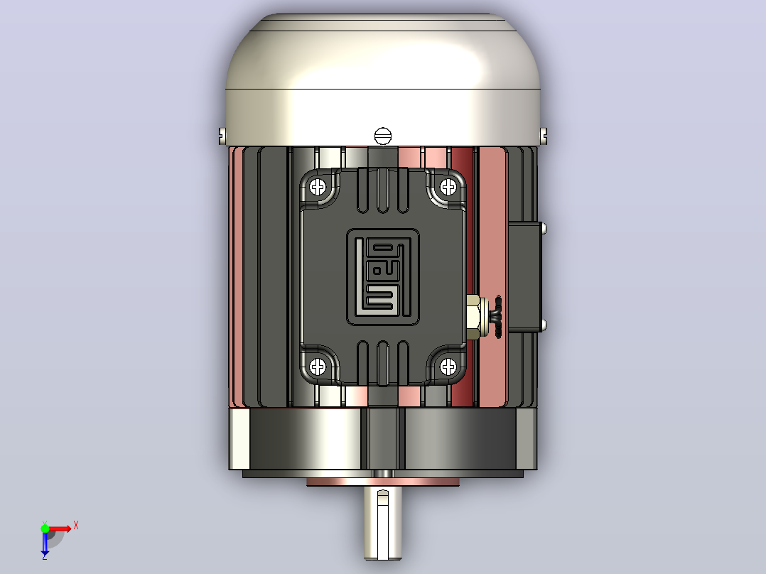 WEG电机 0.75 CV 60Hz 4PL WEG俯视图