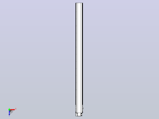 皮带直线轴半封闭可选导轨TPA-HNB-202D-140-L2750-LP-Y-P75-N3俯视缩略图