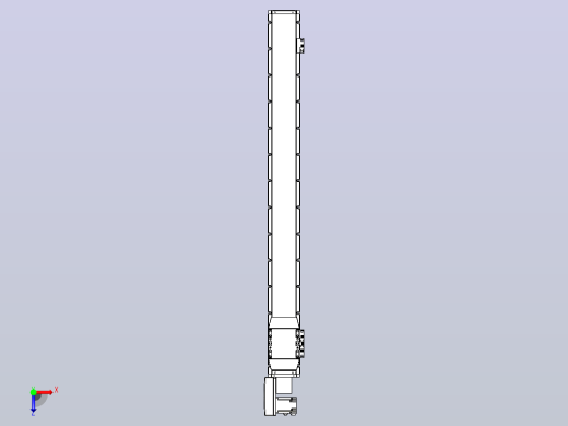 机器人皮带驱动直线轴TPA-GCB-120-P70-L1100-QL-M20-N3俯视缩略图