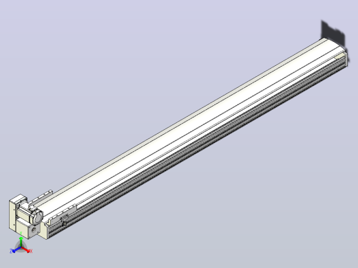 皮带直线轴半封闭可选导轨TPA-HNB-202D-140-L1950-LU-C-P75-N3