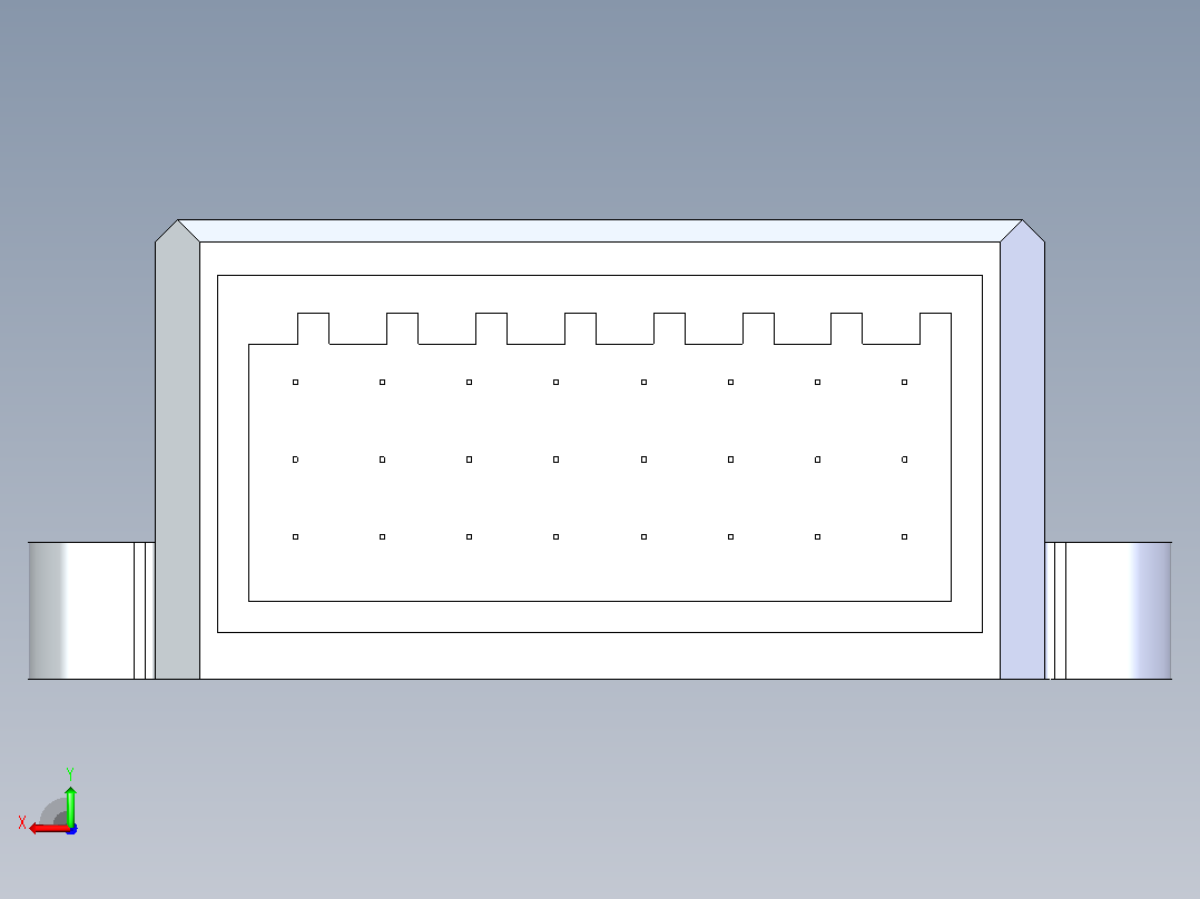 PWM 分线板后视图