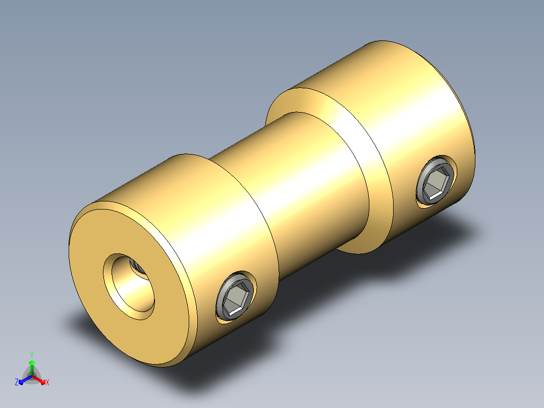 3mm - 3mm 联轴器主视图