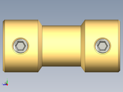 3mm - 3mm 联轴器右视缩略图