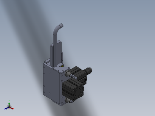 端盖装配正等轴测缩略图