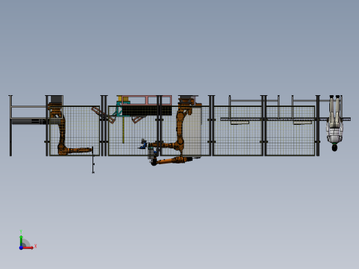 沙发靠背机器人自动打钉设备sw16可编辑前视缩略图