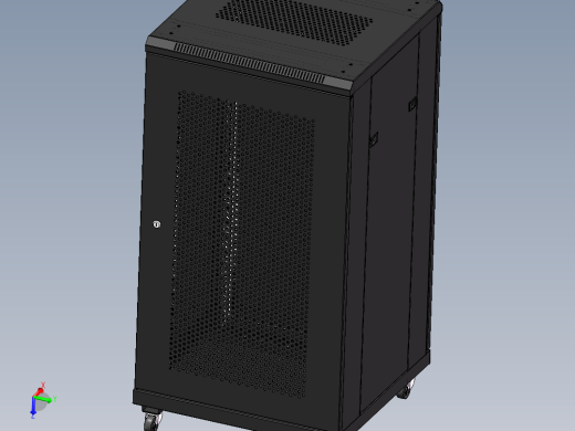 600X600X1200网络机柜，全套源文件