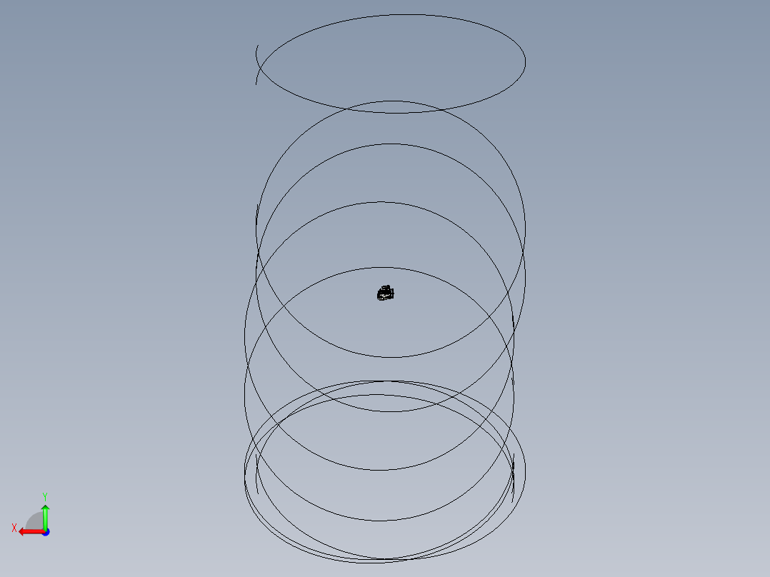 V12发动机模型后视图