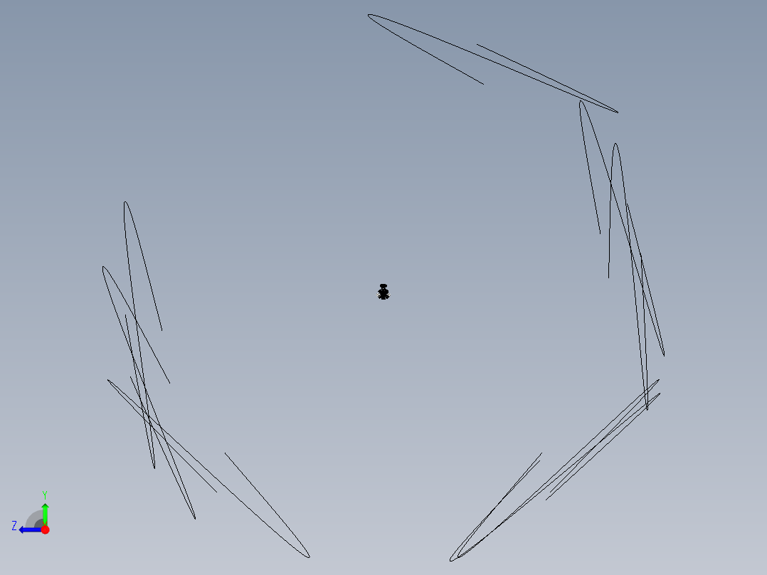 V12发动机模型右视图