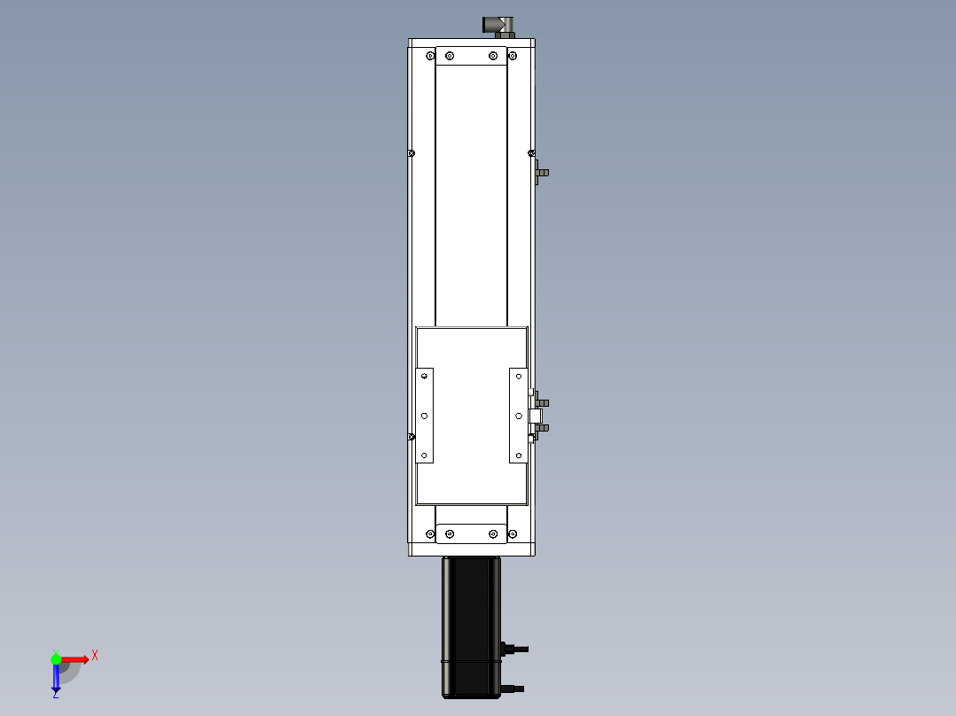 Toyo东佑达直线模组-ECH14-250-BC-400W+煞車俯视图