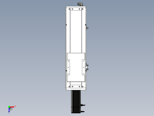 Toyo东佑达直线模组-ECH14-250-BC-400W+煞車俯视缩略图
