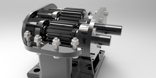 轮轴上的一级圆柱直齿轮箱3D图纸 Solidworks设计 附STEP IGS缩略图