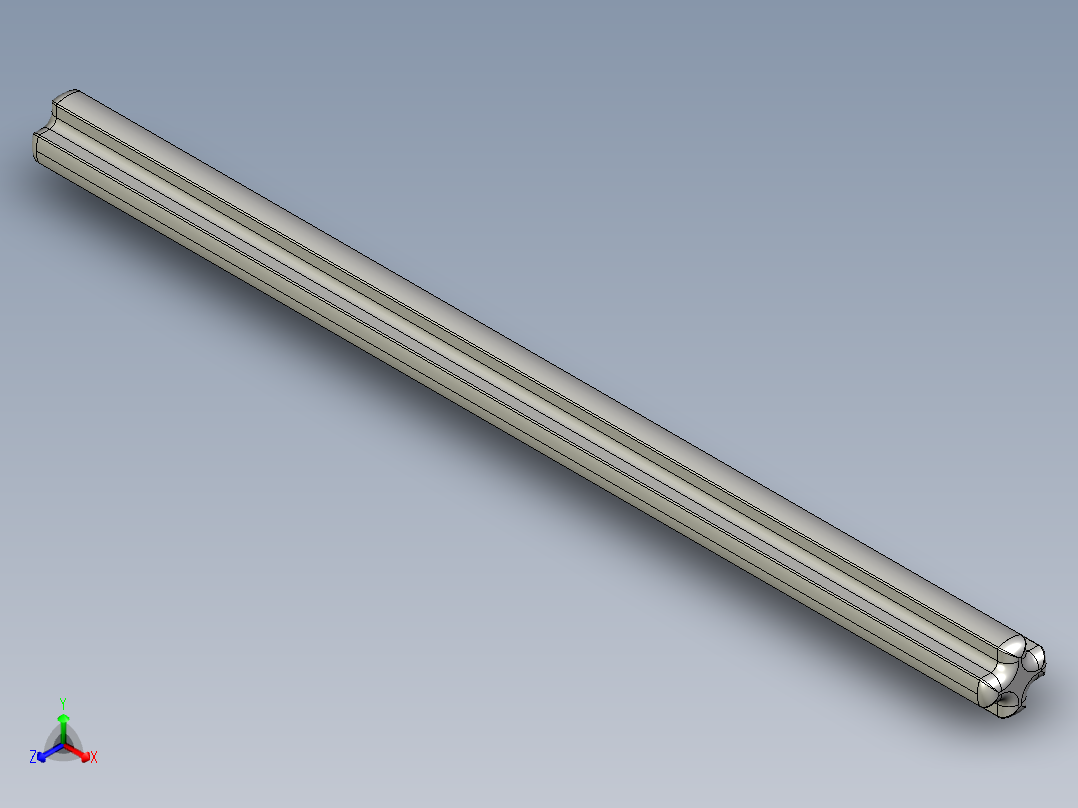 乐高机械组车桥-60485 MdStone Technic Axle 9.IGS正等轴测图