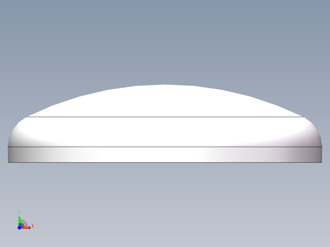 THA碟形封头DN500前视图