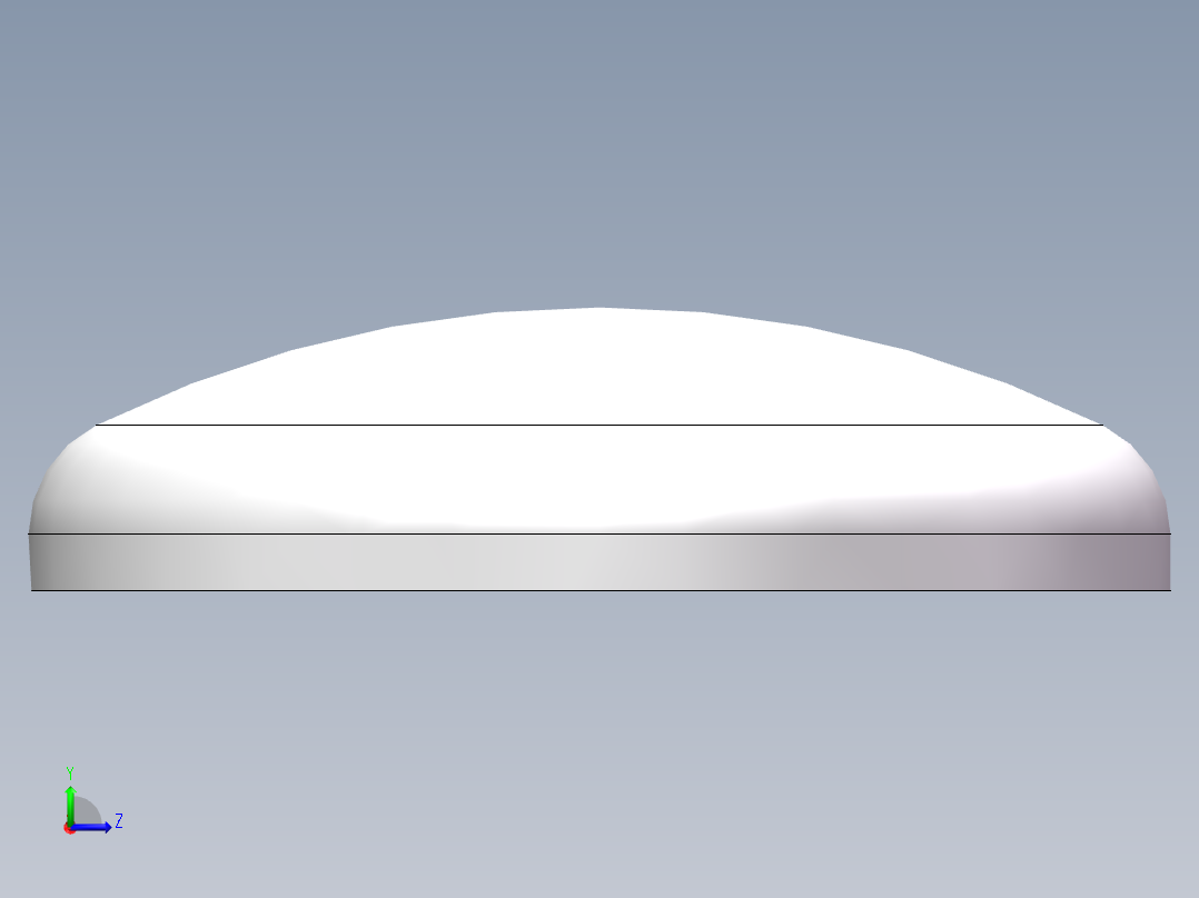 THA碟形封头DN500左视图