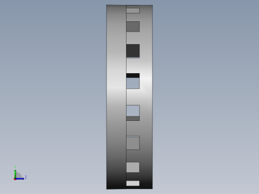 电机定转子有限元分析左视缩略图