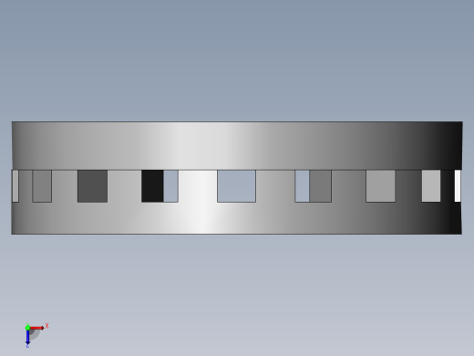 电机定转子有限元分析俯视缩略图