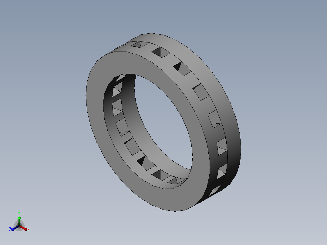 电机定转子有限元分析正等轴测图