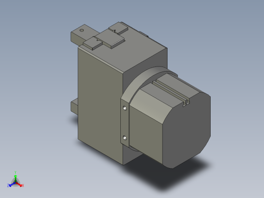 普通气爪PH01K-100正等轴测缩略图