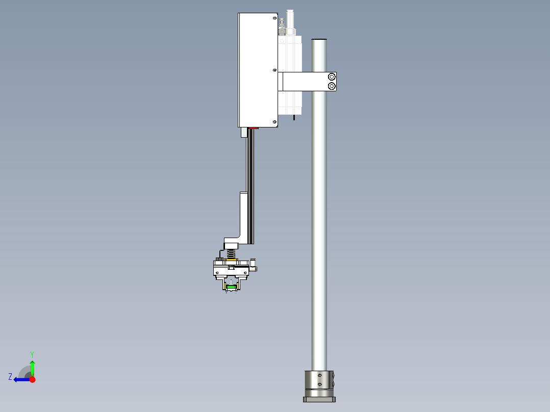 机械爪N型气动右视图