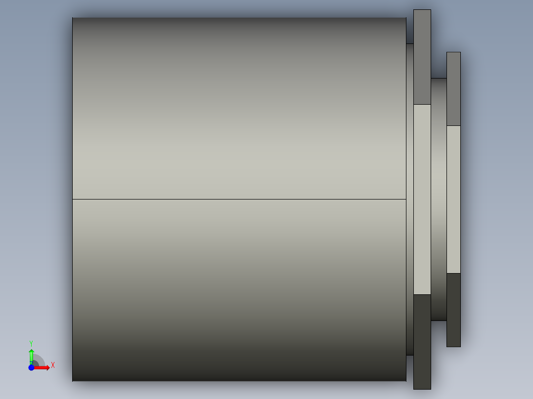 船舶管路系统SeaCor_ReducerCoupling_SxS_37J229421_4in x 2.5in前视图
